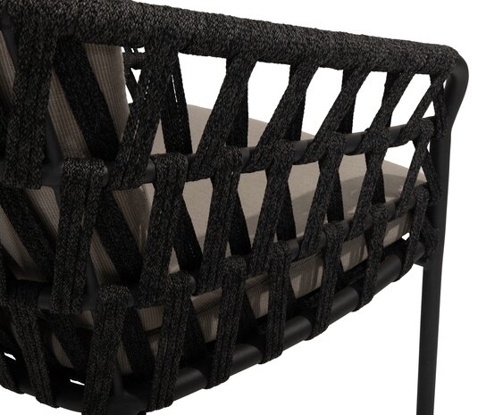 Taste 4SO Albareto dining tuinstoel antraciet rope Taste 4SO set van 4 Taste 4SO Albareto dining tuinstoel antraciet rope Taste 4SO set van 4