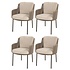 Bernini dining tuinstoel terre 4 Seasons Outdoor set van 4 Bernini dining tuinstoel terre 4 Seasons Outdoor set van 4