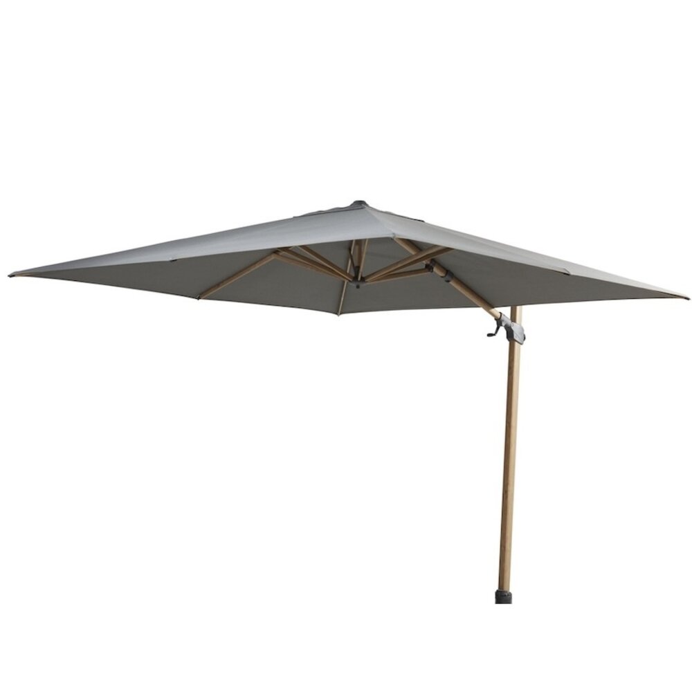 4 Seasons Outdoor Siesta premium zweefparasol 300x300 cm houtlook charcoal 4 Seasons Outdoor met 90KG voet en hoes 4 Seasons Outdoor Siesta premium zweefparasol 300x300 cm houtlook charcoal 4 Seasons Outdoor met 90KG voet en hoes
