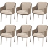 4 Seasons Outdoor Bernini dining tuinstoel terre 4 Seasons Outdoor set van 6 4 Seasons Outdoor Bernini dining tuinstoel terre 4 Seasons Outdoor set van 6