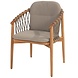 4 Seasons Outdoor Nora dining tuinstoel teak bouclé 4 Seasons Outdoor set van 4 4 Seasons Outdoor Nora dining tuinstoel teak bouclé 4 Seasons Outdoor set van 4