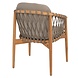 4 Seasons Outdoor Nora dining tuinstoel teak bouclé 4 Seasons Outdoor set van 4 4 Seasons Outdoor Nora dining tuinstoel teak bouclé 4 Seasons Outdoor set van 4