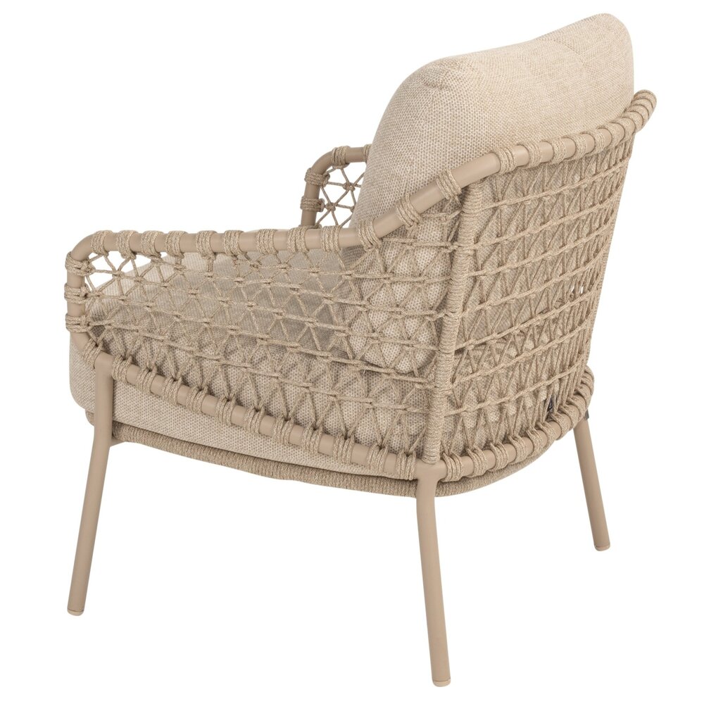 4 Seasons Outdoor Sardinia low dining tuinstoel latte 4 Seasons Outdoor set van 4 4 Seasons Outdoor Sardinia low dining tuinstoel latte 4 Seasons Outdoor set van 4