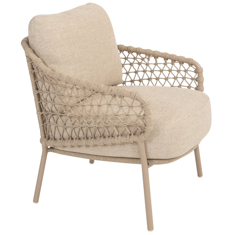 4 Seasons Outdoor Sardinia low dining tuinstoel latte 4 Seasons Outdoor set van 4 4 Seasons Outdoor Sardinia low dining tuinstoel latte 4 Seasons Outdoor set van 4