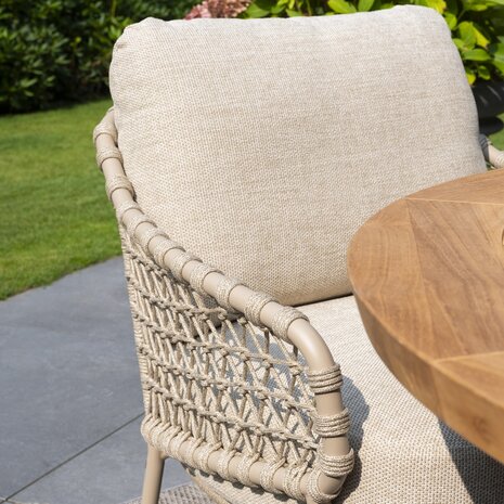 4 Seasons Outdoor Sardinia low dining tuinstoel latte 4 Seasons Outdoor set van 6 4 Seasons Outdoor Sardinia low dining tuinstoel latte 4 Seasons Outdoor set van 6