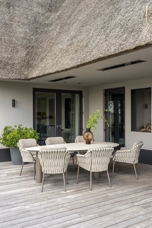 4 Seasons Outdoor Montera dining tuinstoel terre 4 Seasons Outdoor set van 4