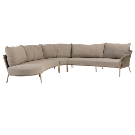4 Seasons Outdoor Comino organische hoek loungeset 4 delig latte keramiek 4 Seasons Outdoor 4 Seasons Outdoor Comino organische hoek loungeset 4 delig latte keramiek 4 Seasons Outdoor