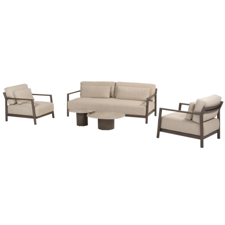 4 Seasons Outdoor Sofie Capresi stoel bank loungeset 5 delig terre 4 Seasons Outdoor 4 Seasons Outdoor Sofie Capresi stoel bank loungeset 5 delig terre 4 Seasons Outdoor