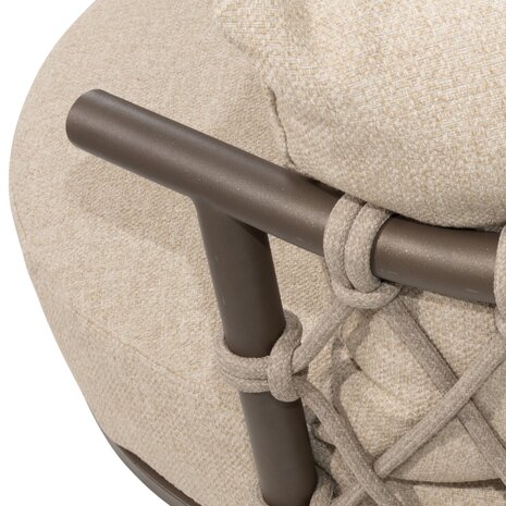 4 Seasons Outdoor Ezra organische hoek loungeset 6 delig keramiek terre 4 Seasons Outdoor