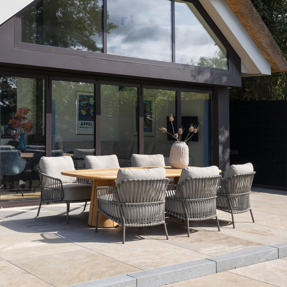 4 Seasons Outdoor Capalbio low dining tuinstoel terre 4 Seasons Outdoor set van 4 4 Seasons Outdoor Capalbio low dining tuinstoel terre 4 Seasons Outdoor set van 4