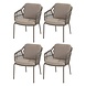 4 Seasons Outdoor Capalbio dining tuinstoel terre 4 Seasons Outdoor set van 4 4 Seasons Outdoor Capalbio dining tuinstoel terre 4 Seasons Outdoor set van 4