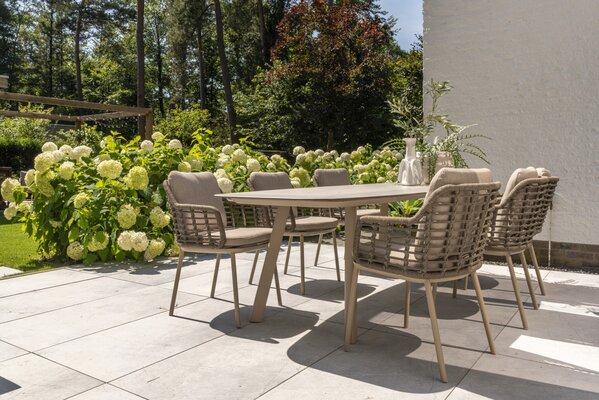 Taste 4SO Puglia dining tuinstoel latte Taste 4SO set van 4 Taste 4SO Puglia dining tuinstoel latte Taste 4SO set van 4