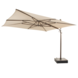 4 Seasons Outdoor Finca zweefparasol 400x300 cm wenge frame beach 4 Seasons Outdoor met 120 KG voet en hoes