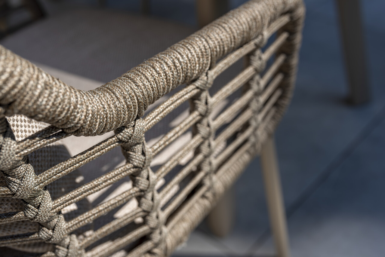 Taste 4SO Puglia Manolo dining tuinset keramisch 240x103xH75 cm 7 delig latte Taste 4SO