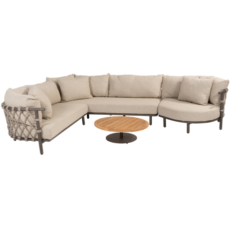 4 Seasons Outdoor Ezra modulaire organische hoek loungeset 4 delig teak terre 4 Seasons Outdoor 4 Seasons Outdoor Ezra modulaire organische hoek loungeset 4 delig teak terre 4 Seasons Outdoor