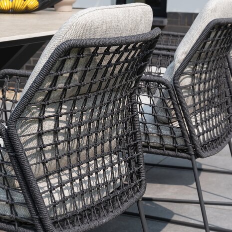 Taste 4SO Rhodos Manolo dining tuinset keramiek 240xH103 cm 7 delig antraciet Taste 4SO Taste 4SO Rhodos Manolo dining tuinset keramiek 240xH103 cm 7 delig antraciet Taste 4SO