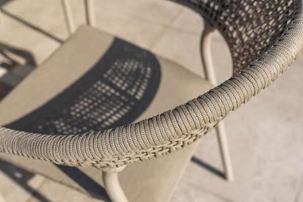 Taste 4SO Sienna Prado dining tuinset 240x105xH75 cm 7 delig latte met keramisch deens ovaal blad Taste 4SO