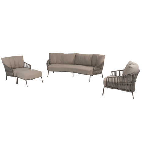 4 Seasons Outdoor Capalbio stoel bank loungeset 4 delig terre 4 Seasons Outdoor 4 Seasons Outdoor Capalbio stoel bank loungeset 4 delig terre 4 Seasons Outdoor