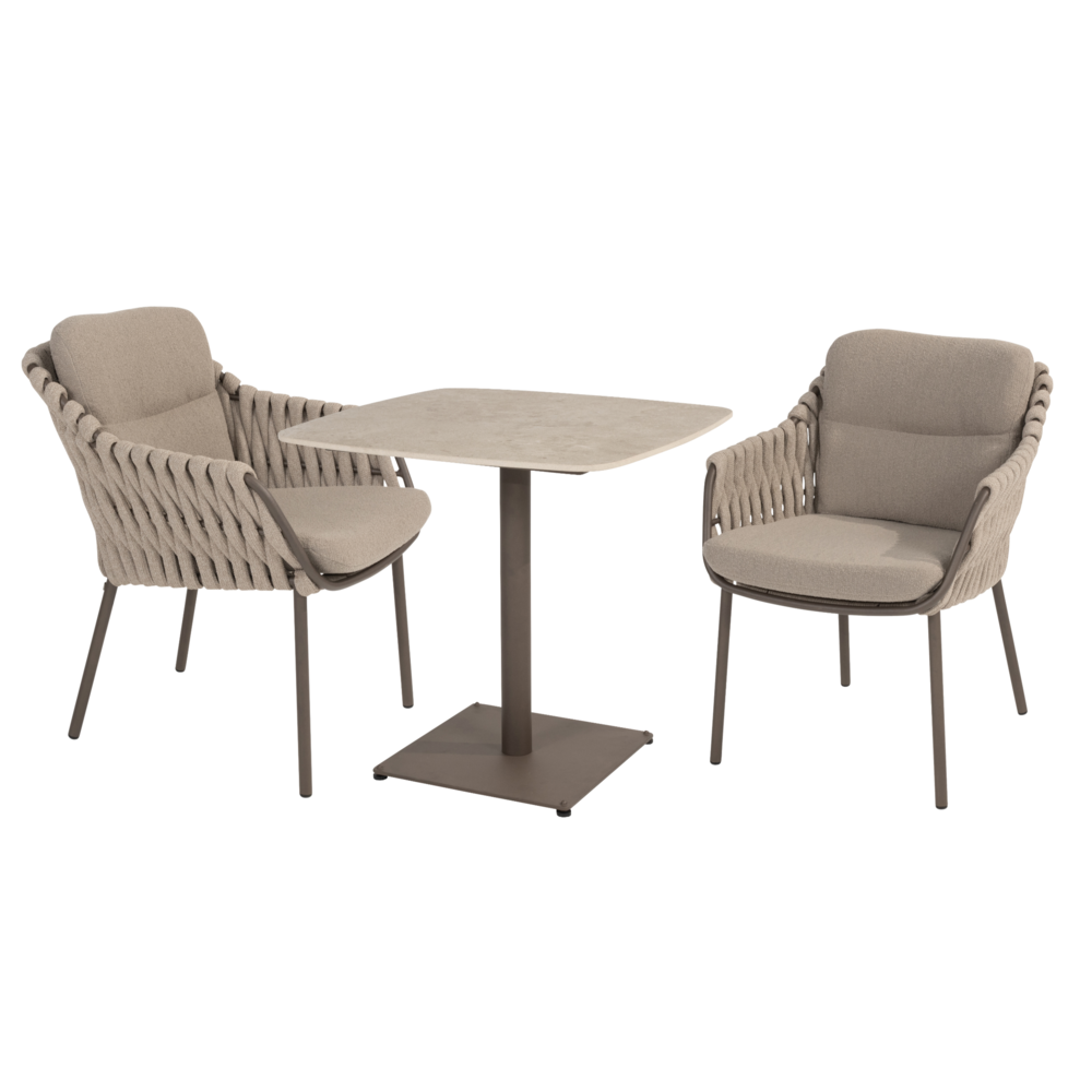 4 Seasons Outdoor Vermont Montera bistro dining tuinset 3 delig  keramiek terre 4 Seasons Outdoor