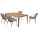 Taste 4SO Manitoba Liam dining tuinset 180x100xH75 cm 5 delig teak Taste 4SO Taste 4SO Manitoba Liam dining tuinset 180x100xH75 cm 5 delig teak Taste 4SO