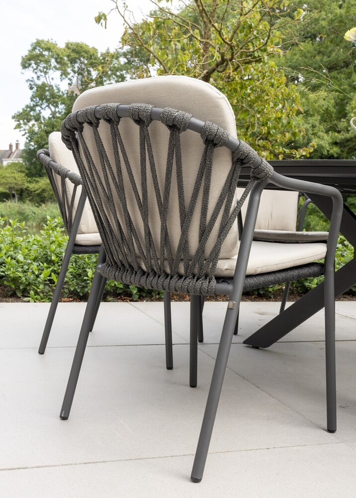 Taste 4SO Manitoba Prado dining tuinset 240x105xH75 cm 7 delig antraciet met keramisch deens ovaal blad Taste 4SO Taste 4SO Manitoba Prado dining tuinset 240x105xH75 cm 7 delig antraciet met keramisch deens ovaal blad Taste 4SO