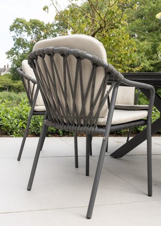 Taste 4SO Manitoba Prado dining tuinset 240x105xH75 cm 7 delig antraciet met keramisch deens ovaal blad Taste 4SO Taste 4SO Manitoba Prado dining tuinset 240x105xH75 cm 7 delig antraciet met keramisch deens ovaal blad Taste 4SO