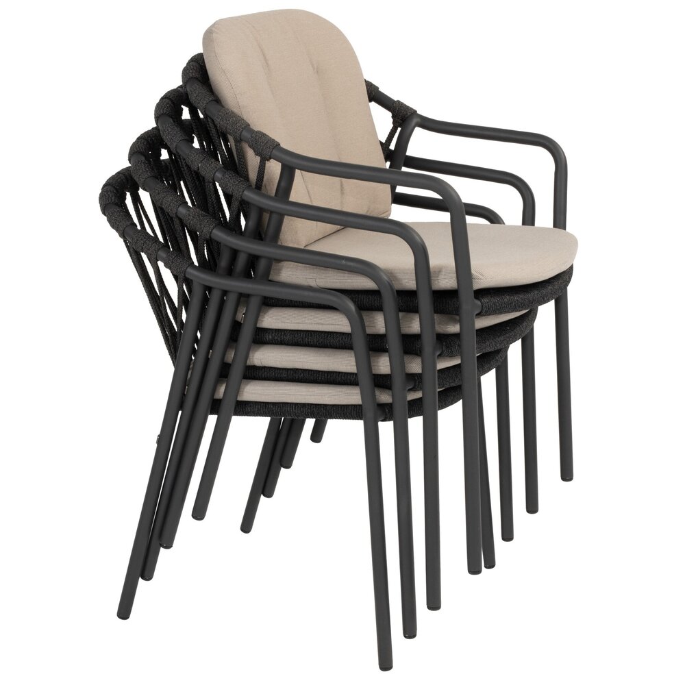 Taste 4SO Manitoba Prado dining tuinset 240x105xH75 cm 7 delig antraciet met keramisch deens ovaal blad Taste 4SO Taste 4SO Manitoba Prado dining tuinset 240x105xH75 cm 7 delig antraciet met keramisch deens ovaal blad Taste 4SO