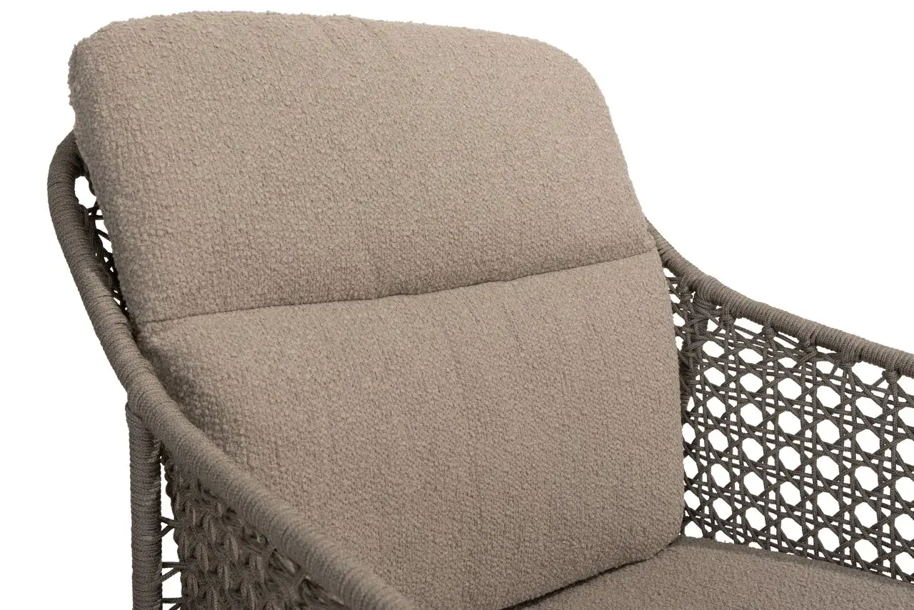 4 Seasons Outdoor Prado Moretti barrel dining tuinset 7 delig 240x105xH75 cm keramiek terre 4 Seasons Outdoor