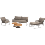 4 Seasons Outdoor Moretti stoel bank loungeset 6 delig teak rope terre 4 Seasons Outdoor