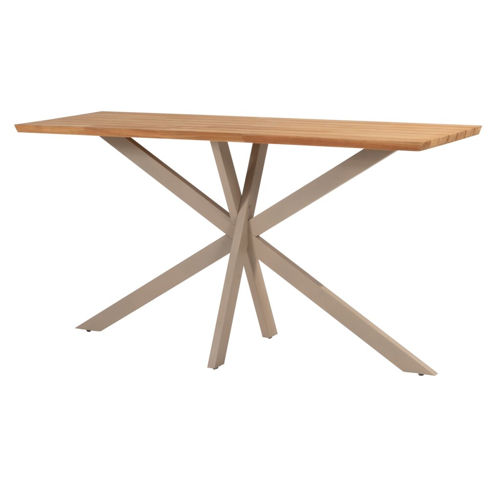 4 Seasons Outdoor Prado Tramonti barset 7 delig 200x70xH105 teak latte 4 Seasons Outdoor 4 Seasons Outdoor Prado Tramonti barset 7 delig 200x70xH105 teak latte 4 Seasons Outdoor