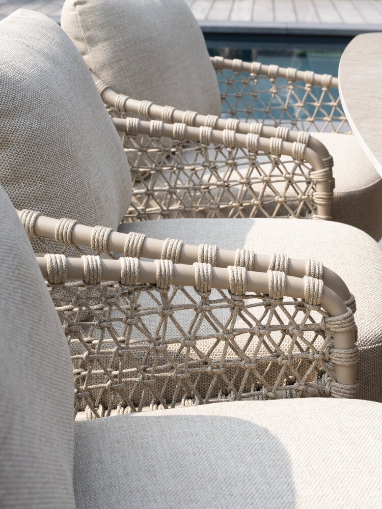 4 Seasons Outdoor Capri Sardinia barrel low dining tuinset 7 delig 240x110xH69 cm teak latte 4 Seasons Outdoor 4 Seasons Outdoor Capri Sardinia barrel low dining tuinset 7 delig 240x110xH69 cm teak latte 4 Seasons Outdoor