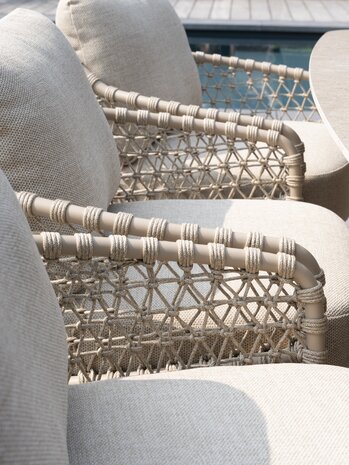 4 Seasons Outdoor Capri Sardinia barrel low dining tuinset 7 delig 240x110xH69 cm teak latte 4 Seasons Outdoor 4 Seasons Outdoor Capri Sardinia barrel low dining tuinset 7 delig 240x110xH69 cm teak latte 4 Seasons Outdoor