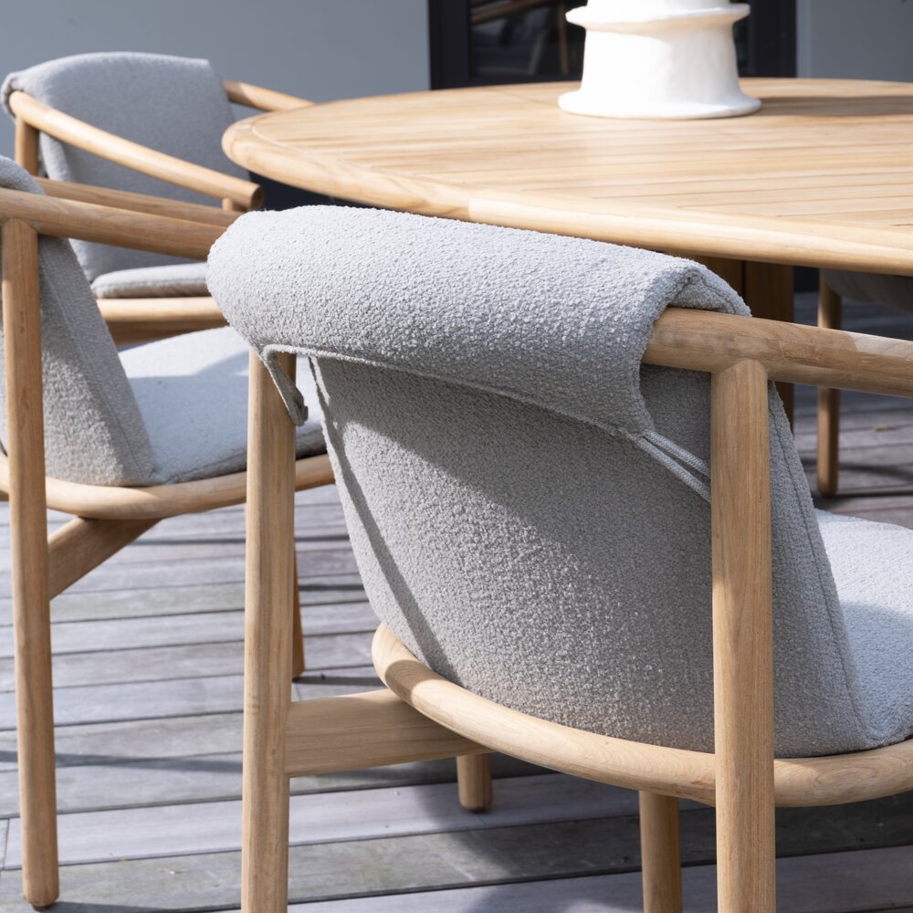 4 Seasons Outdoor Liam Tess dining tuinset 5 delig 180x100xH75 cm teak 4 Seasons Outdoor