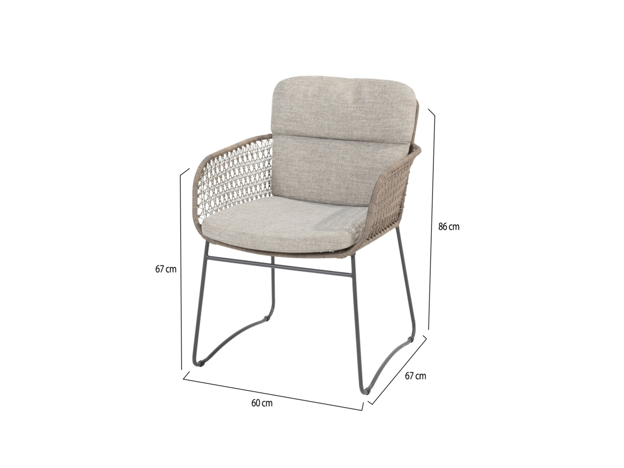 4 Seasons Outdoor Aprilla dining tuinstoel Pure 4 Seasons Outdoor 4 Seasons Outdoor Aprilla dining tuinstoel Pure 4 Seasons Outdoor