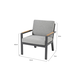 4 Seasons Outdoor Laatste stoel Proton low dining tuinstoel met armleuning met 2 kussens antraciet 4 Seasons Outdoor Laatste stoel Proton low dining tuinstoel met armleuning met 2 kussens antraciet