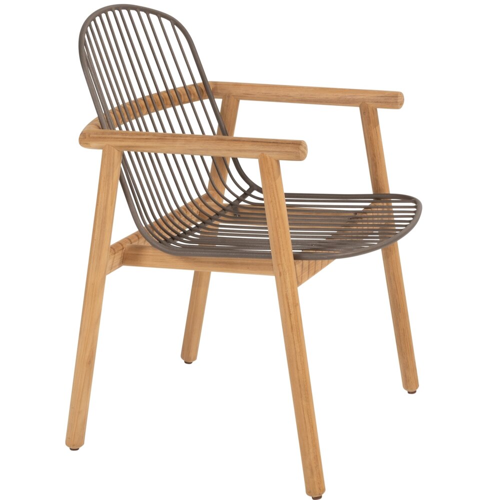 4 Seasons Outdoor Showroommodel Capri Samos barrel dining tuinset 9 delig 280x110xH75 cm 4 Seasons Outdoor