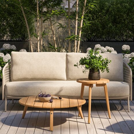 4 Seasons Outdoor Puccini stoel bank loungeset 5 delig teak latte 4 Seasons Outdoor 4 Seasons Outdoor Puccini stoel bank loungeset 5 delig teak latte 4 Seasons Outdoor