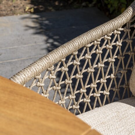 4 Seasons Outdoor Corsica Puccini dining tuinset 7 delig 160 cm rond teak latte 4 Seasons Outdoor 4 Seasons Outdoor Corsica Puccini dining tuinset 7 delig 160 cm rond teak latte 4 Seasons Outdoor