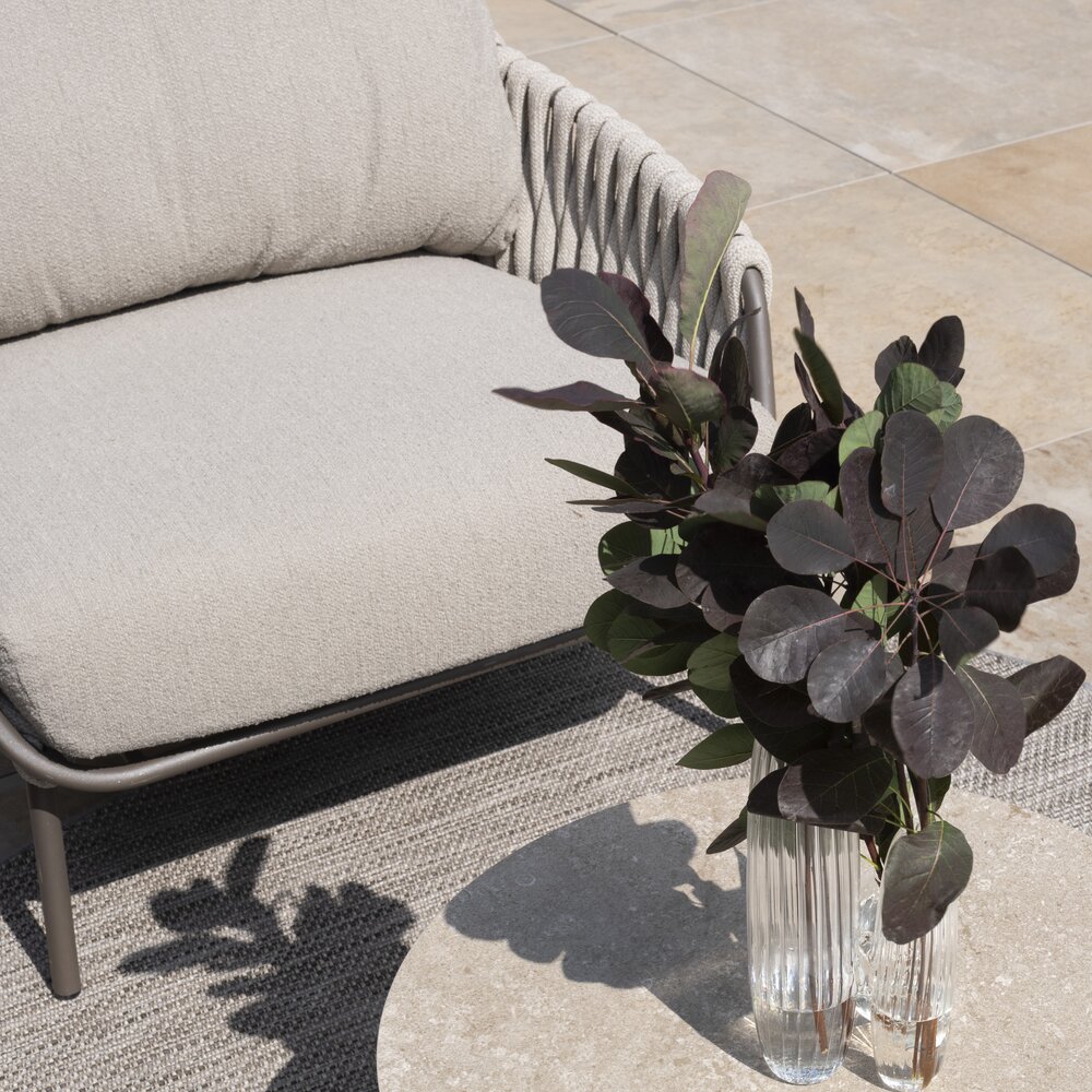 4 Seasons Outdoor Montera stoel bank loungeset 5 delig keramiek rope terre 4 Seasons Outdoor