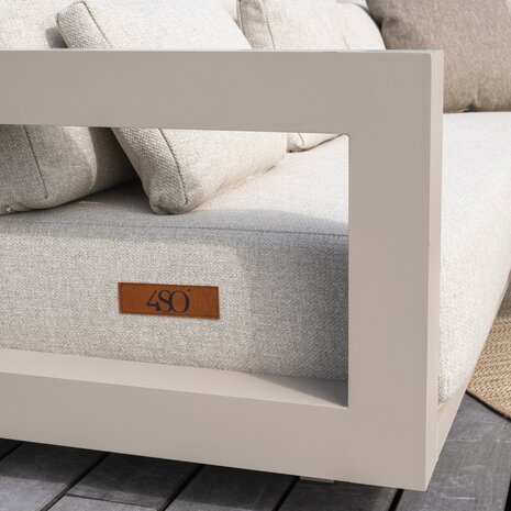 4 Seasons Outdoor Pablo Metropolitan hoek loungeset 5 delig teak latte 4 Seasons Outdoor