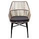 AVH-Collectie Chianti dining tuinstoel grijs rope set van 6 AVH-Collectie Chianti dining tuinstoel grijs rope set van 6