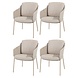4 Seasons Outdoor Eros dining tuinstoel rope latte 4 Seasons Outdoor set van 4 4 Seasons Outdoor Eros dining tuinstoel rope latte 4 Seasons Outdoor set van 4