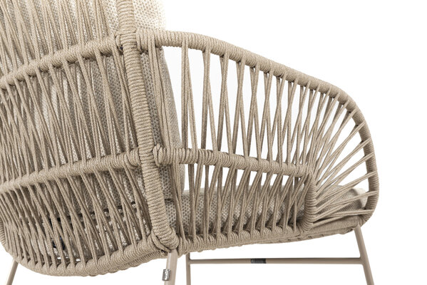 4 Seasons Outdoor Murcia dining stoel rope latte 4 Seasons Outdoor set van 4 4 Seasons Outdoor Murcia dining stoel rope latte 4 Seasons Outdoor set van 4