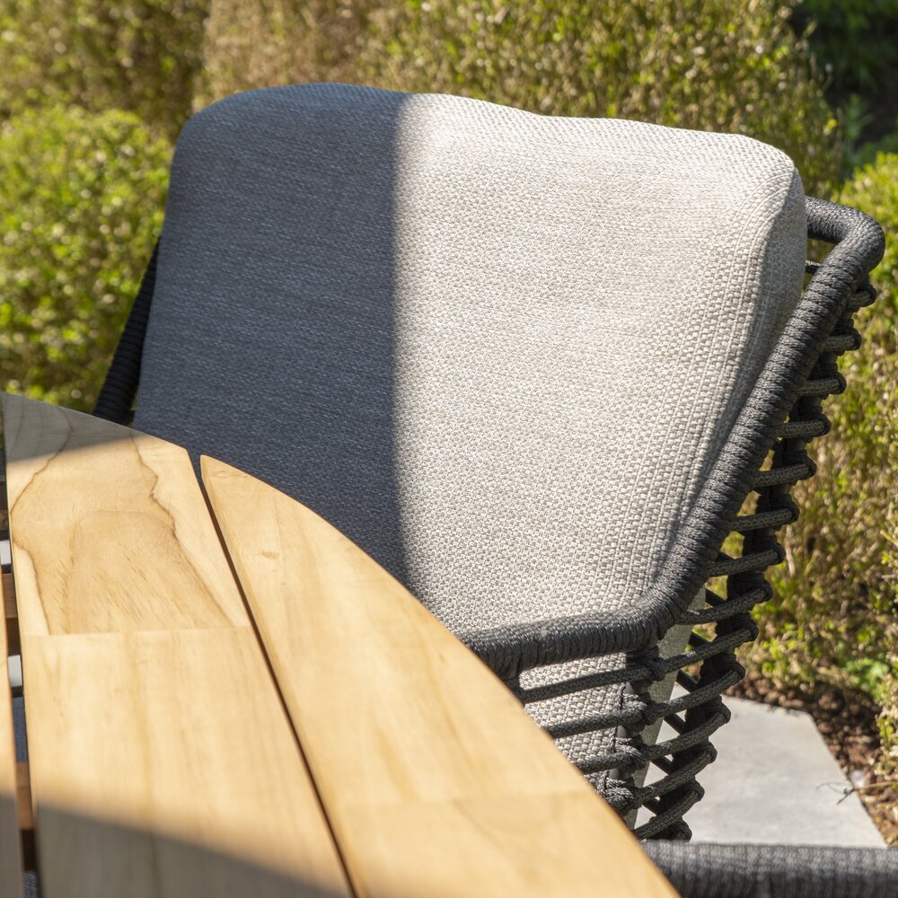 4 Seasons Outdoor Prado Fabrice barrel dining tuinset 7 delig 240x105xH75 cm keramiek antraciet 4 Seasons Outdoor 4 Seasons Outdoor Prado Fabrice barrel dining tuinset 7 delig 240x105xH75 cm keramiek antraciet 4 Seasons Outdoor