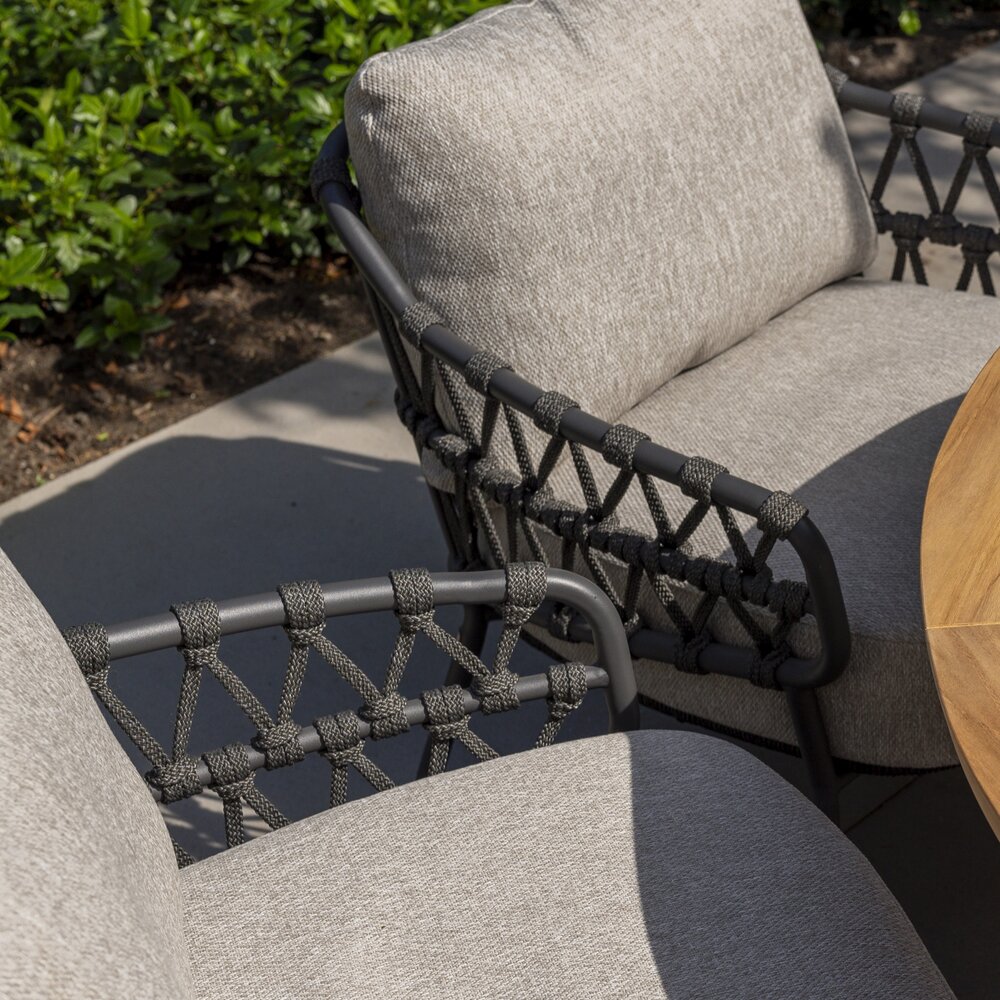 4 Seasons Outdoor Capri Calpi low dining tuinset 7 delig 240x110xH69 cm teak antraciet 4 Seasons Outdoor 4 Seasons Outdoor Capri Calpi low dining tuinset 7 delig 240x110xH69 cm teak antraciet 4 Seasons Outdoor