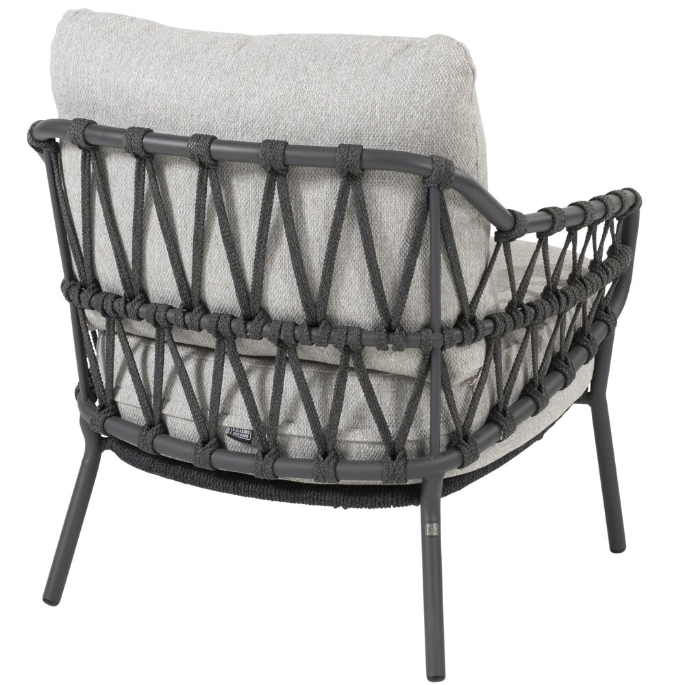 4 Seasons Outdoor Saba Calpi low dining tuinset 5 delig 130 cm rond teak antraciet 4 Seasons Outdoor 4 Seasons Outdoor Saba Calpi low dining tuinset 5 delig 130 cm rond teak antraciet 4 Seasons Outdoor