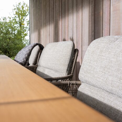 4 Seasons Outdoor Locarno Aprilla dining tuinset 7 delig 160 cm rond HPL antraciet 4 Seasons Outdoor 4 Seasons Outdoor Locarno Aprilla dining tuinset 7 delig 160 cm rond HPL antraciet 4 Seasons Outdoor