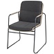 4 Seasons Outdoor Parma tuinstoel stapelbaar antraciet taupe Taste 4SO set van 4 4 Seasons Outdoor Parma tuinstoel stapelbaar antraciet taupe Taste 4SO set van 4
