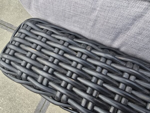 AVH-Collectie Showroommodel Manjavico hoek loungeset 7-delig zwart wicker AVH-Collectie Showroommodel Manjavico hoek loungeset 7-delig zwart wicker