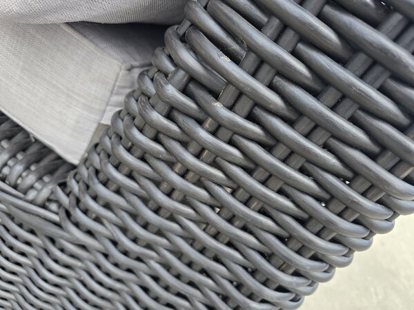 AVH-Collectie Showroommodel Manjavico hoek loungeset 7-delig zwart wicker AVH-Collectie Showroommodel Manjavico hoek loungeset 7-delig zwart wicker